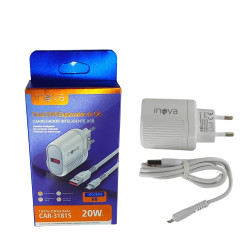 CARREGADOR V8 20W INOVA...